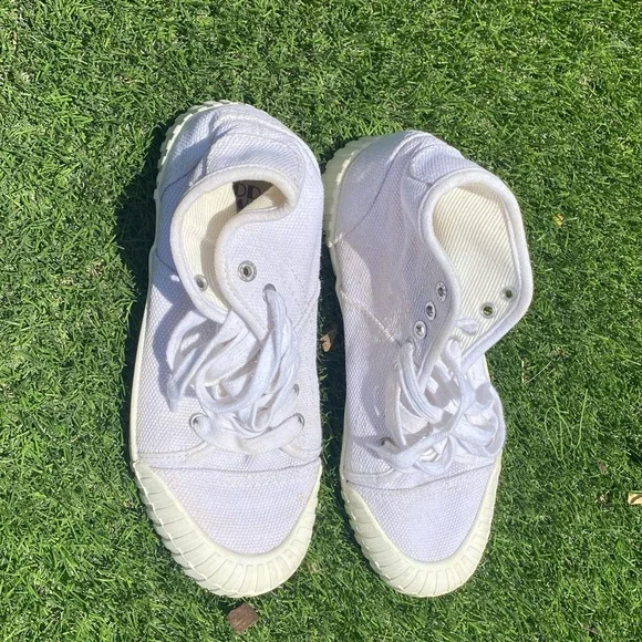 Good News Shoes Good News London High Top White Canvas